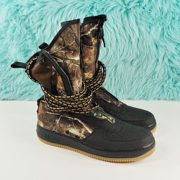 Nike Other - New Nike SF Air Force 1 High Realtree Brown Black Shoes Men's Size 10 Sneakers
